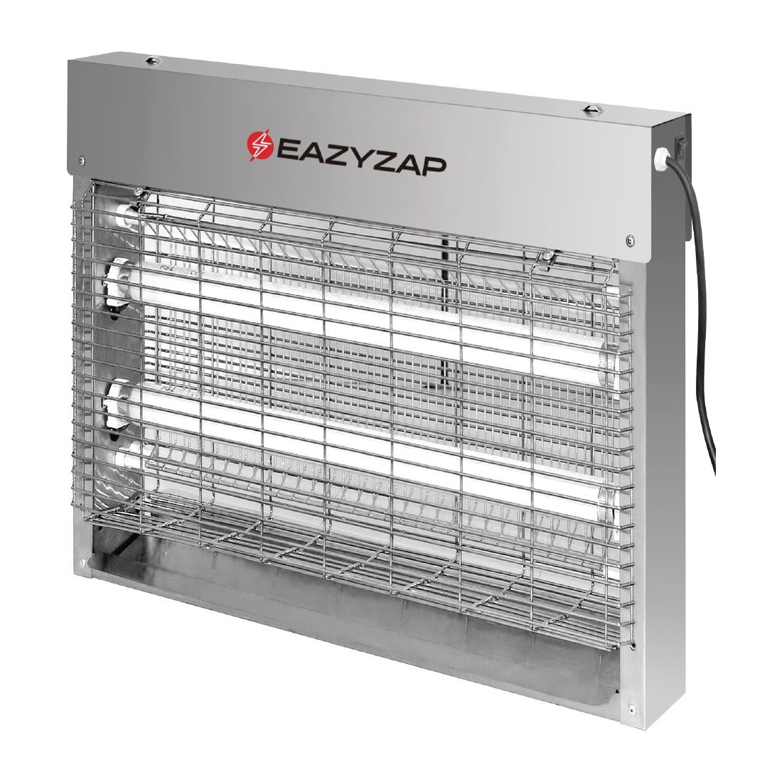Eazyzap Energy Efficient Stainless Steel LED Fly Killer 30m²