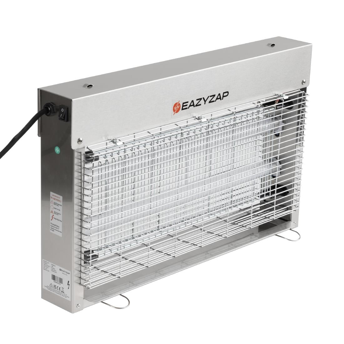 Eazyzap Energy Efficient Stainless Steel LED Fly Killer 100m²