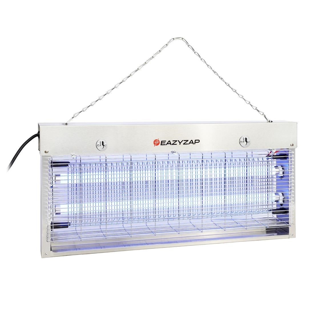 Eazyzap Energy Efficient Stainless Steel LED Fly Killer 150m²