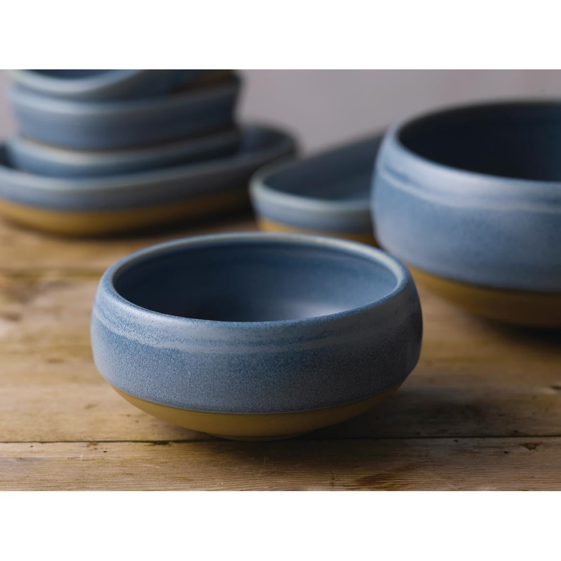 Churchill Emerge Oslo Blue Bowls 120mm (12 Pack)