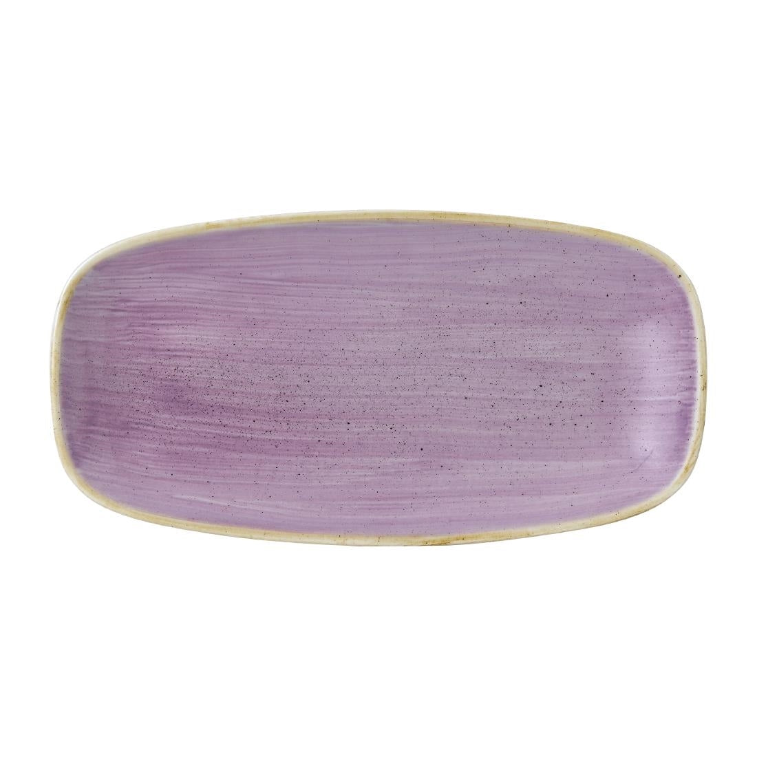 Churchill Stonecast Chefs Oblong Plates Lavender 298x153mm (12 Pack)