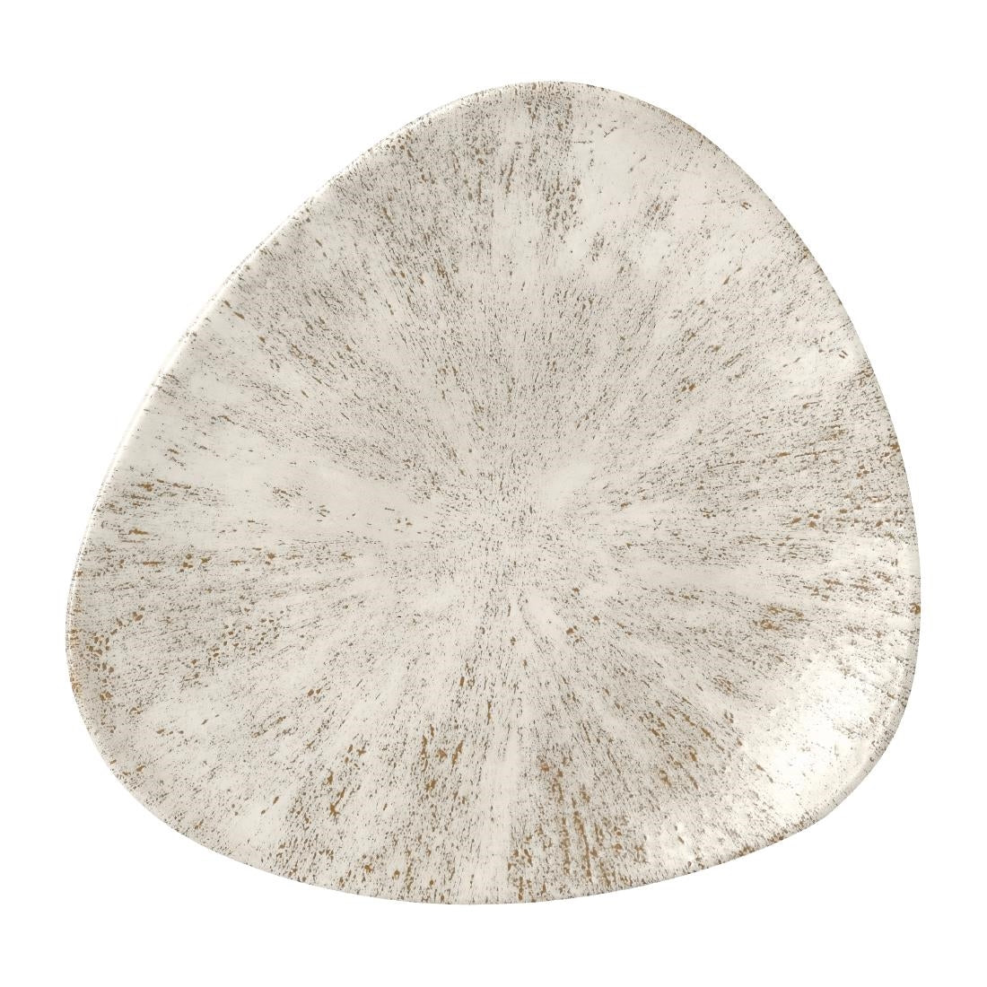 Churchill Stone Agate Grey Lotus Plates 228mm (12 Pack)
