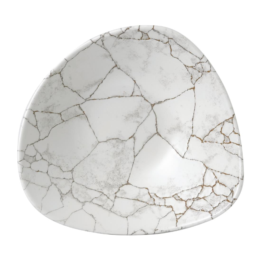 Churchill Studio Prints Kintsugi Agate Grey Lotus Bowls 228mm (12 Pack)