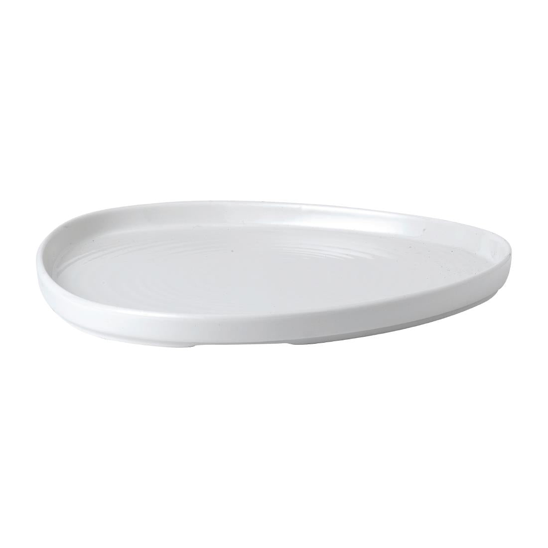 Churchill White Triangle Walled Chef Plates 260mm (6 Pack)