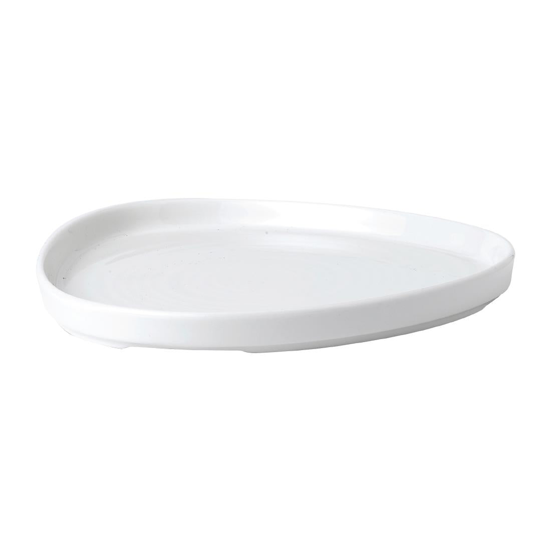 Churchill White Triangle Walled Chef Plates 200mm (6 Pack)