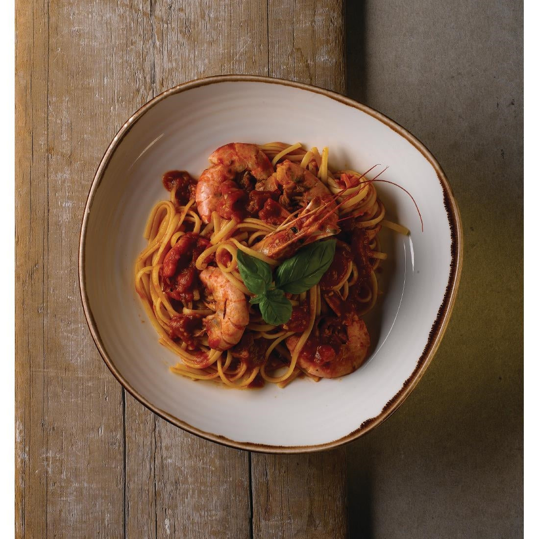 Dudson Harvest Organic Coupe Wobbly Bowls 295mm Natural (6 Pack)