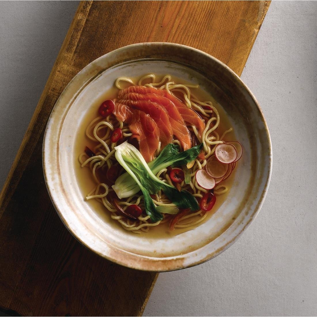 Dudson Finca Sandstone Organic Coupe Bowls 250mm (12 Pack)