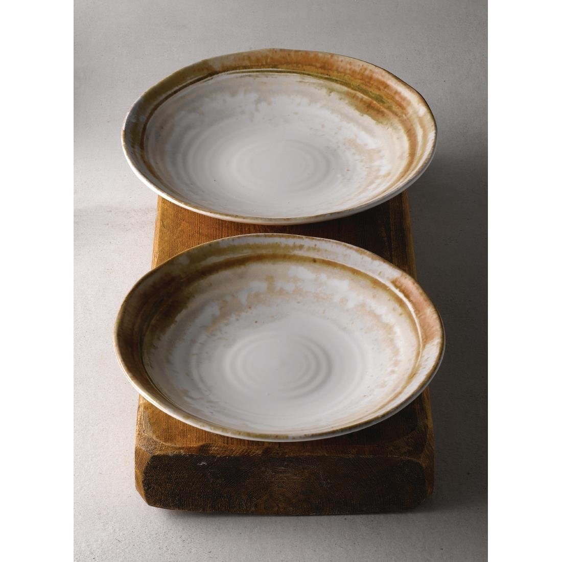 Dudson Finca Sandstone Organic Coupe Bowls 250mm (12 Pack)