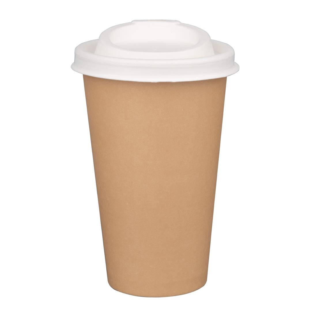 Fiesta Compostable Bagasse Coffee Cup Lids 340ml / 12oz (1000 Pack)
