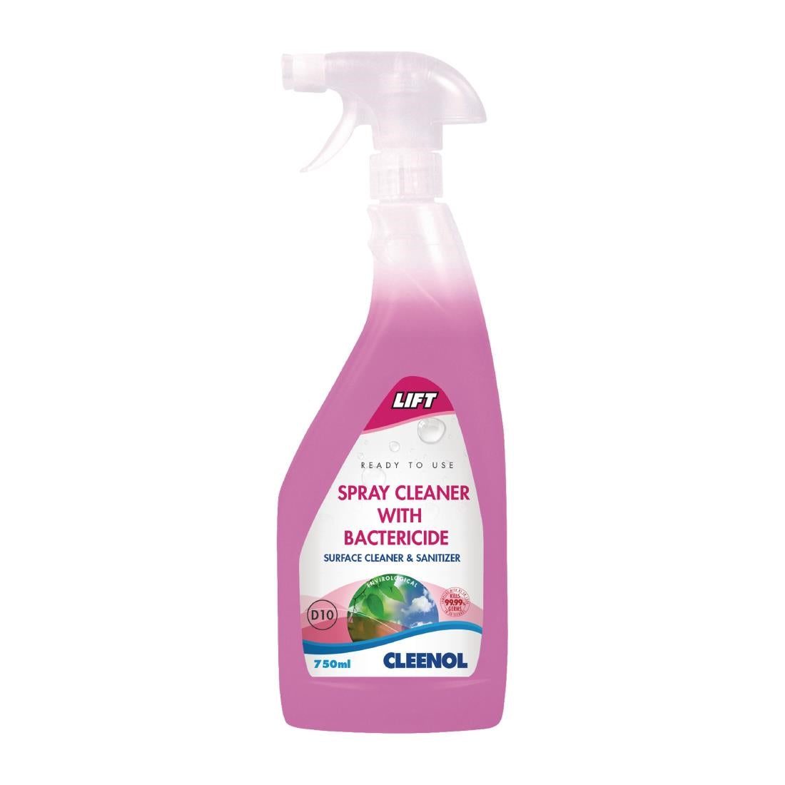 Cleenol Lift Antibacterial Cleaning Spray 750ml (6 Pack)