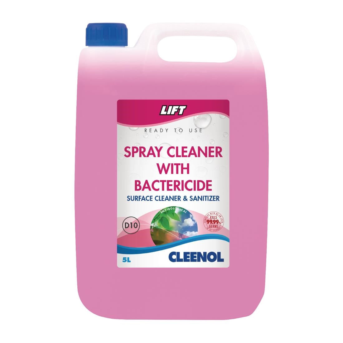 Cleenol Lift Antibacterial Spray Cleaner 5Ltr (2 Pack)