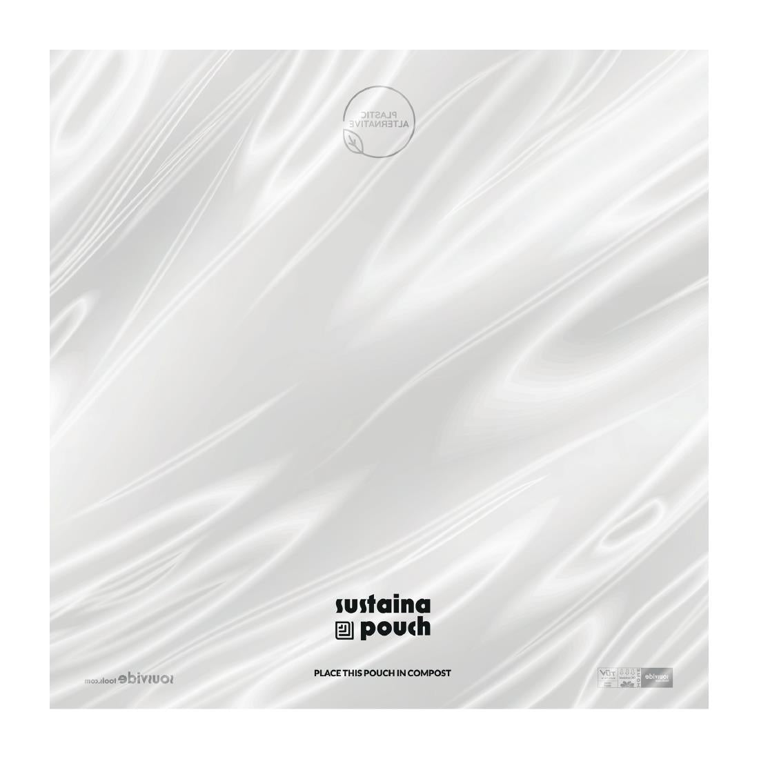 Sous Vide 80MU Compostable Vacuum Pouches 250x250mm (200 Pack)