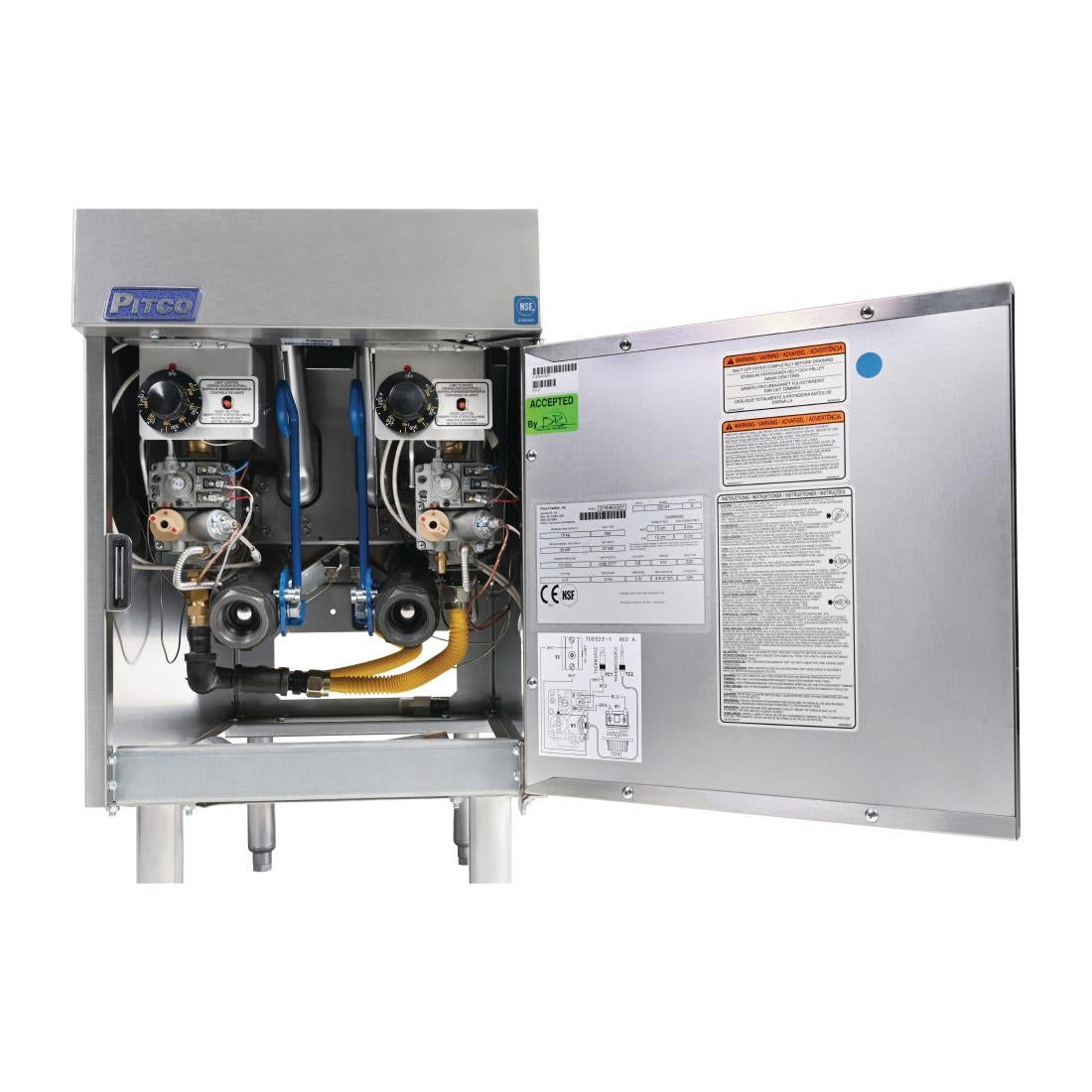 Pitco Solstice Free Standing Natural Gas Fryer SG14TS