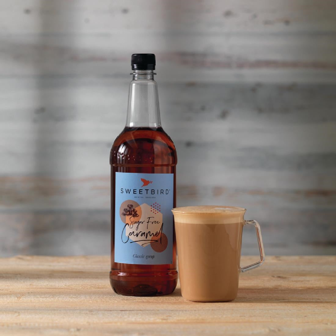 Sweetbird Sugar-free Caramel Syrup 1Ltr