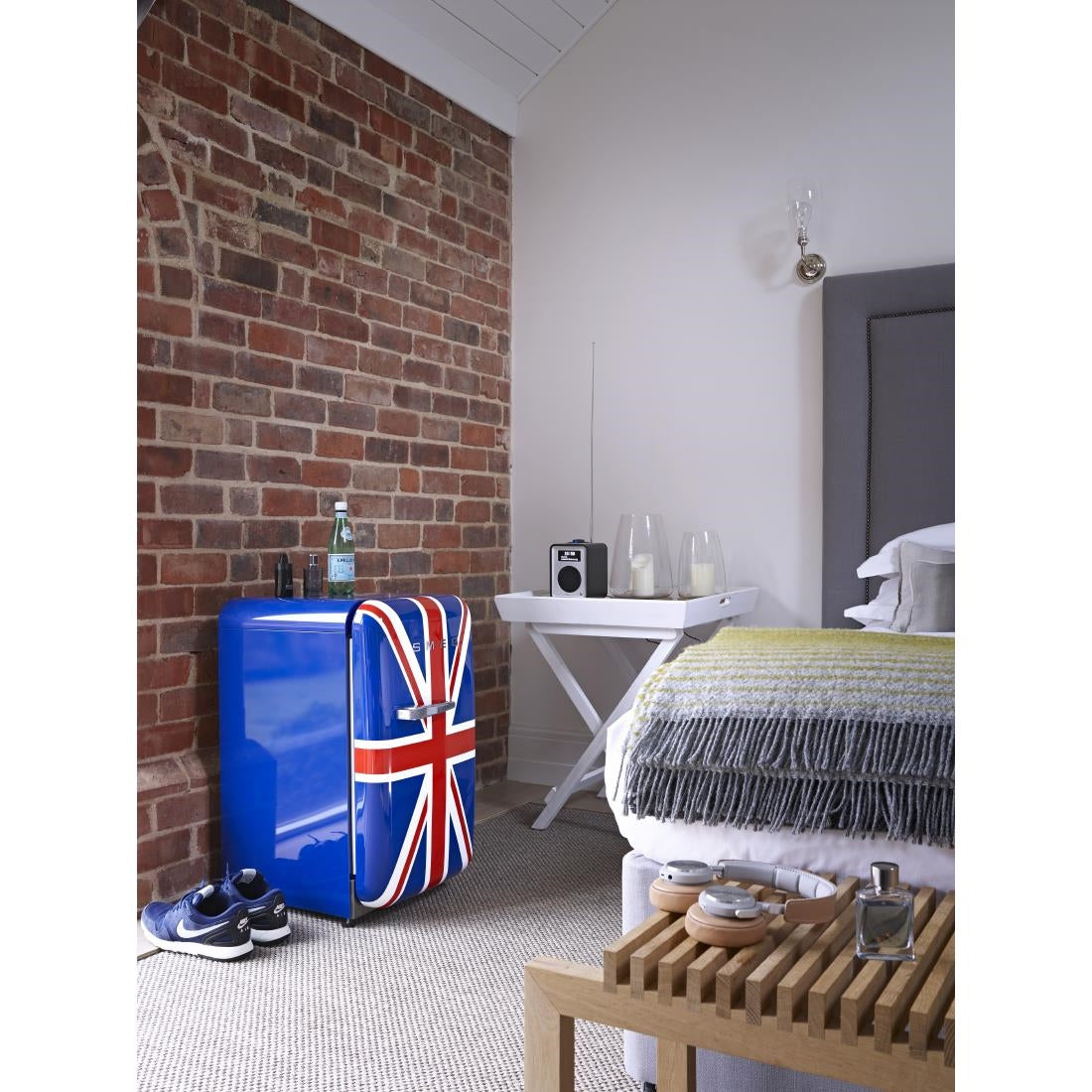 Smeg 50s Retro Mini Bar Fridge Union Flag FAB5RDUJ5