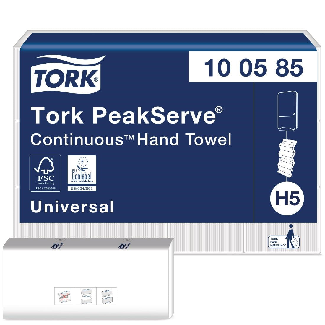 Tork PeakServe Continuous 1-Ply Hand Towels White (12x 410 Pack)