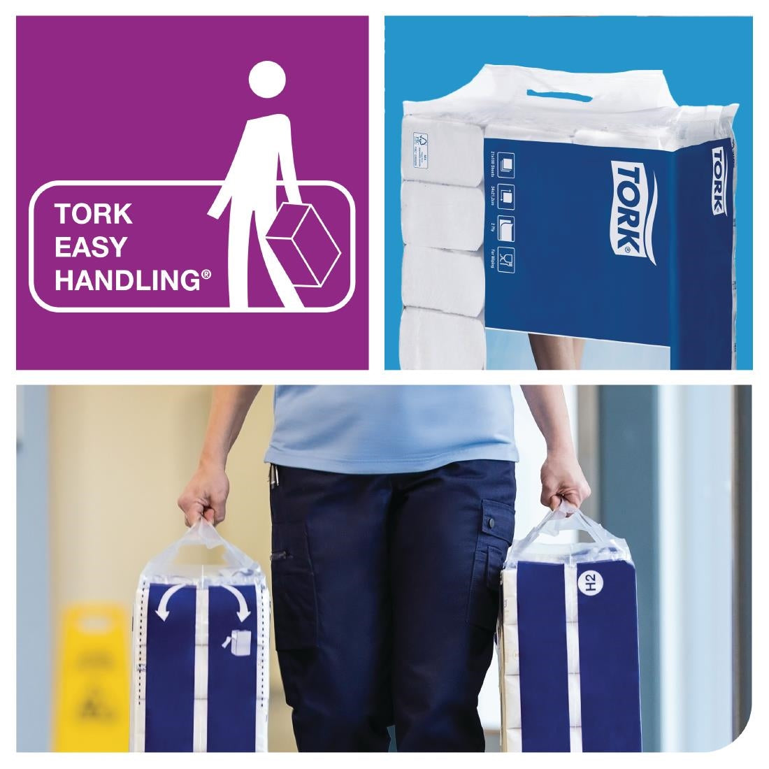 Tork PeakServe Continuous 1-Ply Hand Towels White (12x 410 Pack)