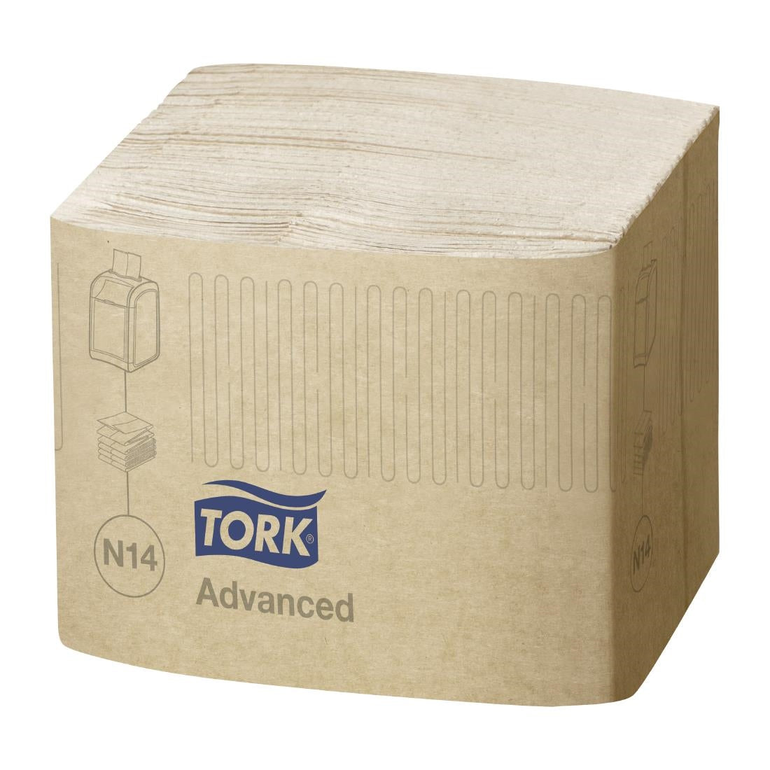 Tork Xpressnap Fit Dispenser Napkins Natural N14 (6 Pack)