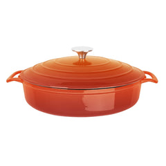 Vogue Round Sauté Pan Orange 28cm