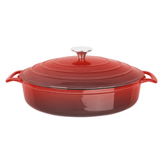 Vogue Round Sauté Pan Red 28cm