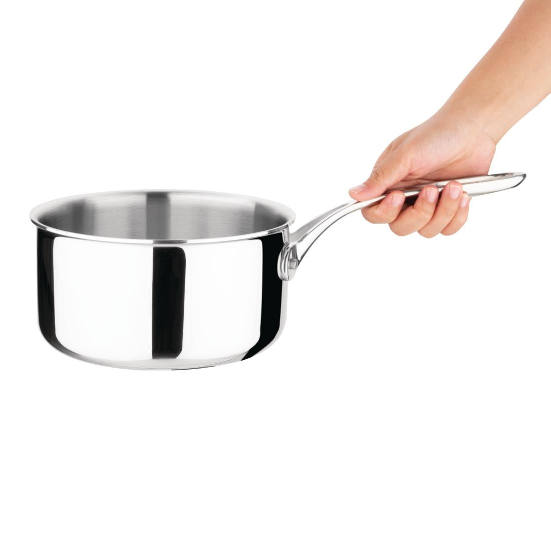 Vogue Stainless Steel Tri-Wall Saucepan 18cm