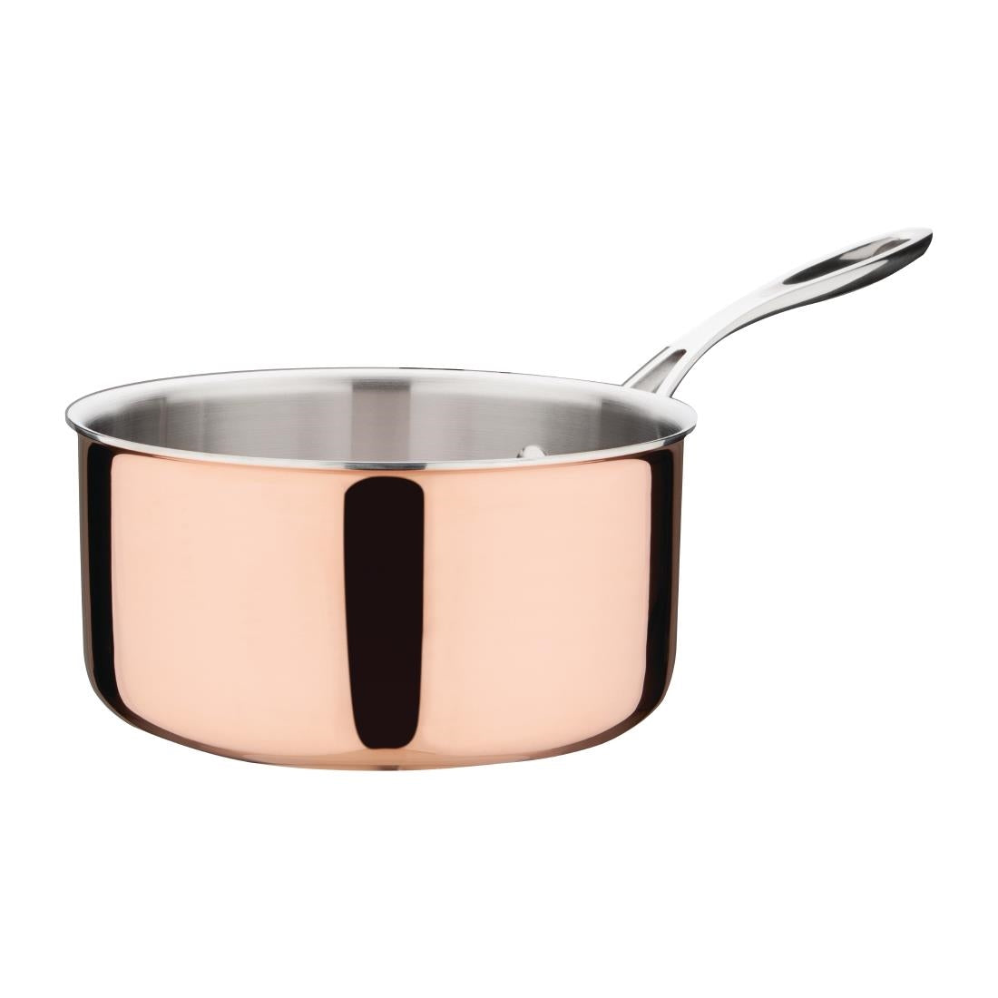 Vogue Copper Tri-Wall Saucepan 20cm