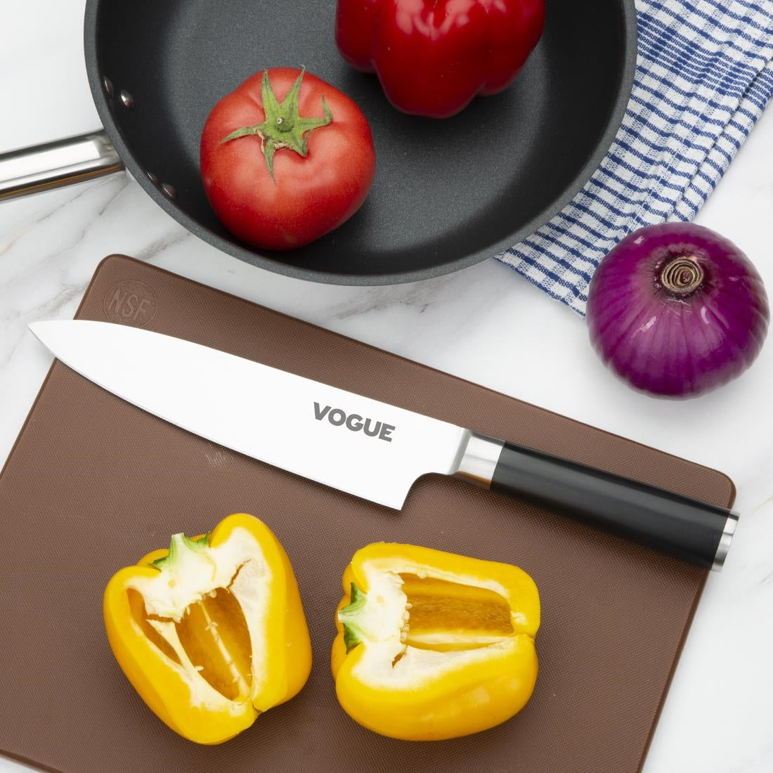 Vogue Bistro Chef Knife Black 20.7cm