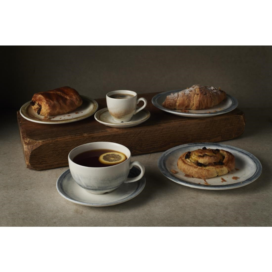 Dudson Makers Finca Limestone Nova Plate 152mm (12 Pack)