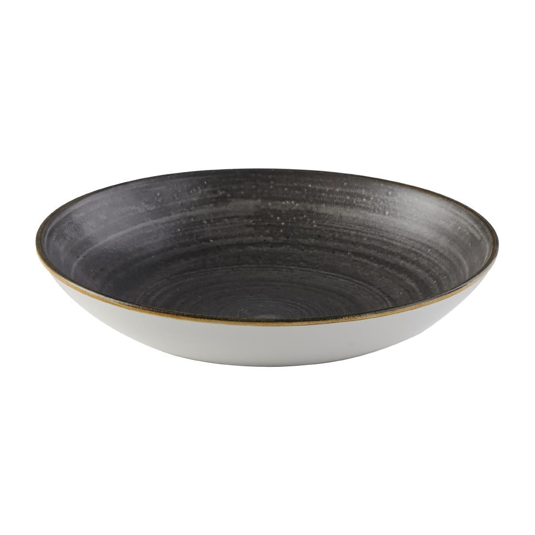 Churchill Stonecast Raw Evolve Coupe Bowls Black 248mm (12 Pack)