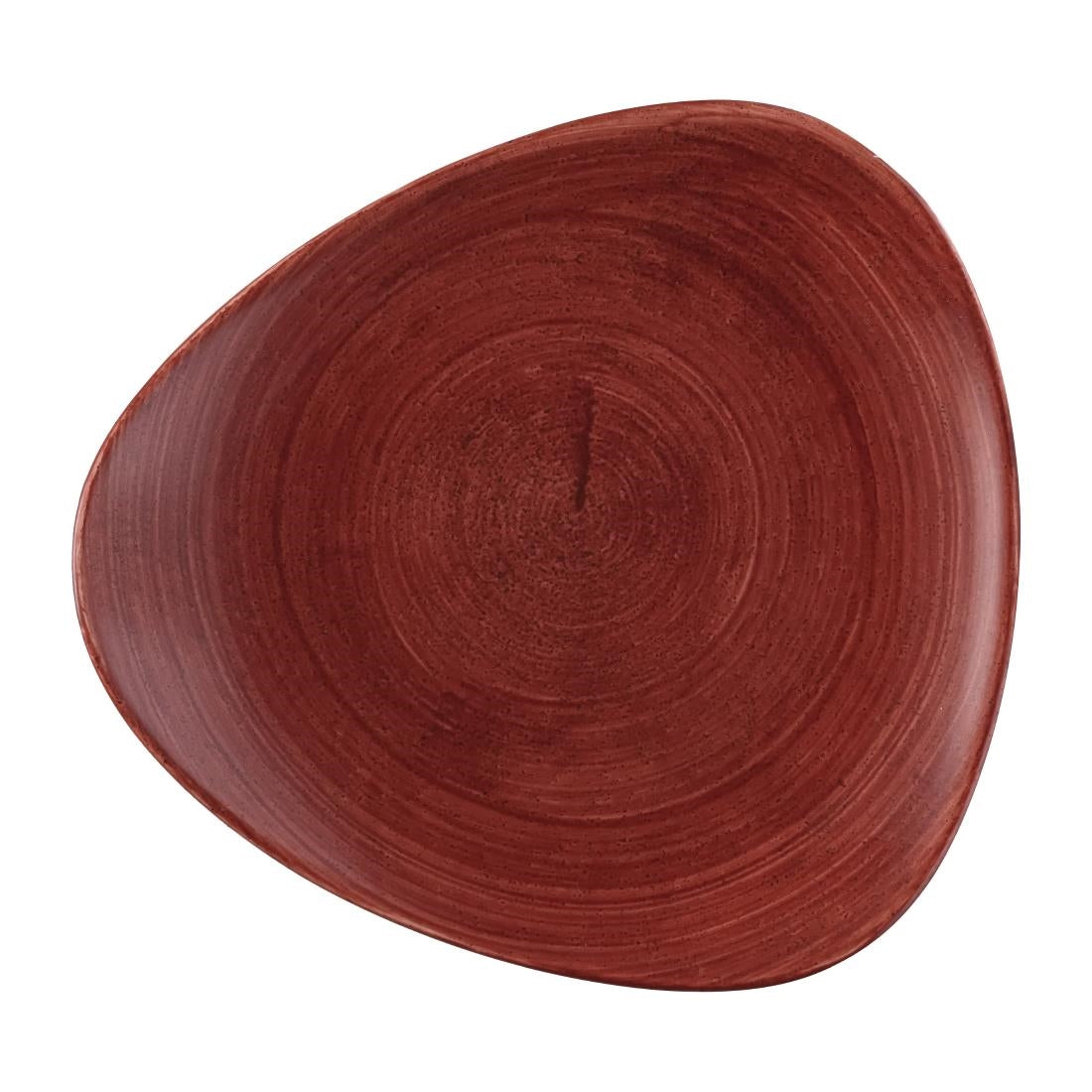 Churchill Stonecast Patina Lotus Plate Red Rust 229mm (12 Pack)