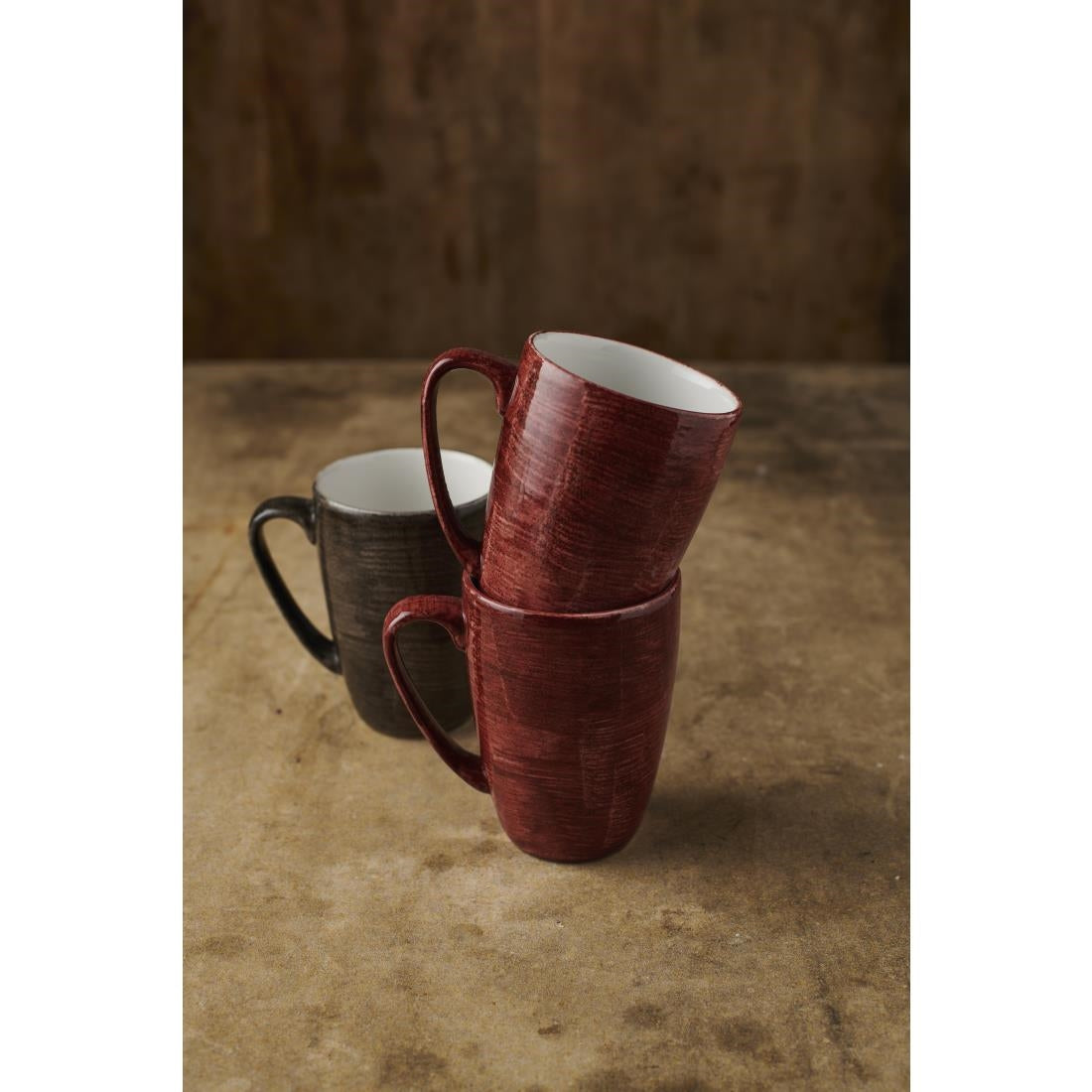 Churchill Stonecast Patina Profile Mug Red Rust 340ml (12 Pack)