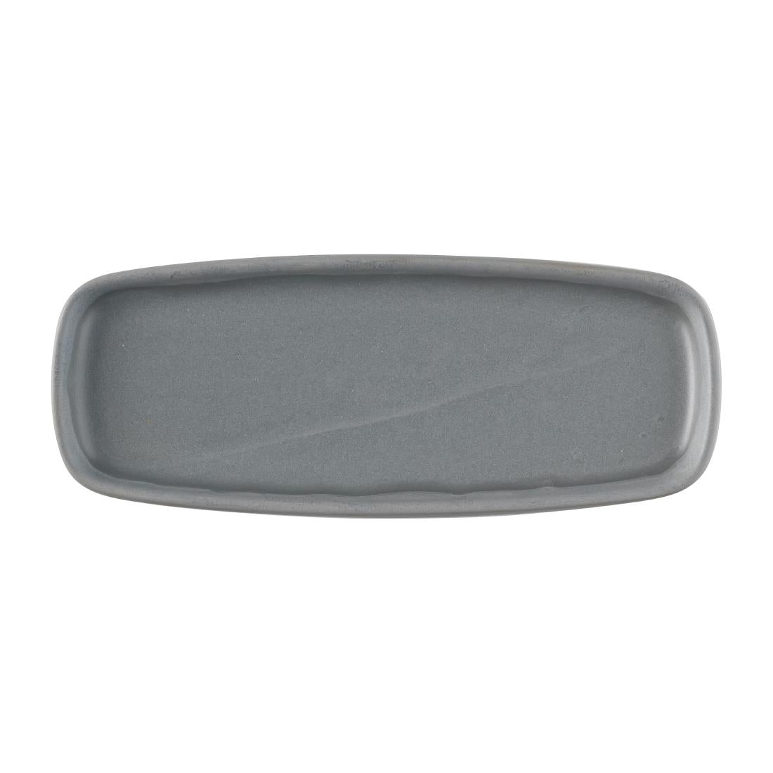 Churchill Emerge Seattle Grey Oblong Plates 254x77mm (6 Pack)