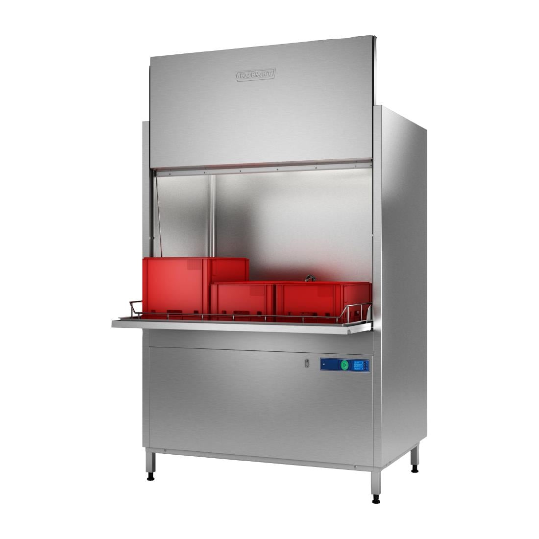 Hobart Twin Utensil Washer with Drain and Exhaust Heat Recovery UXTRC-10A