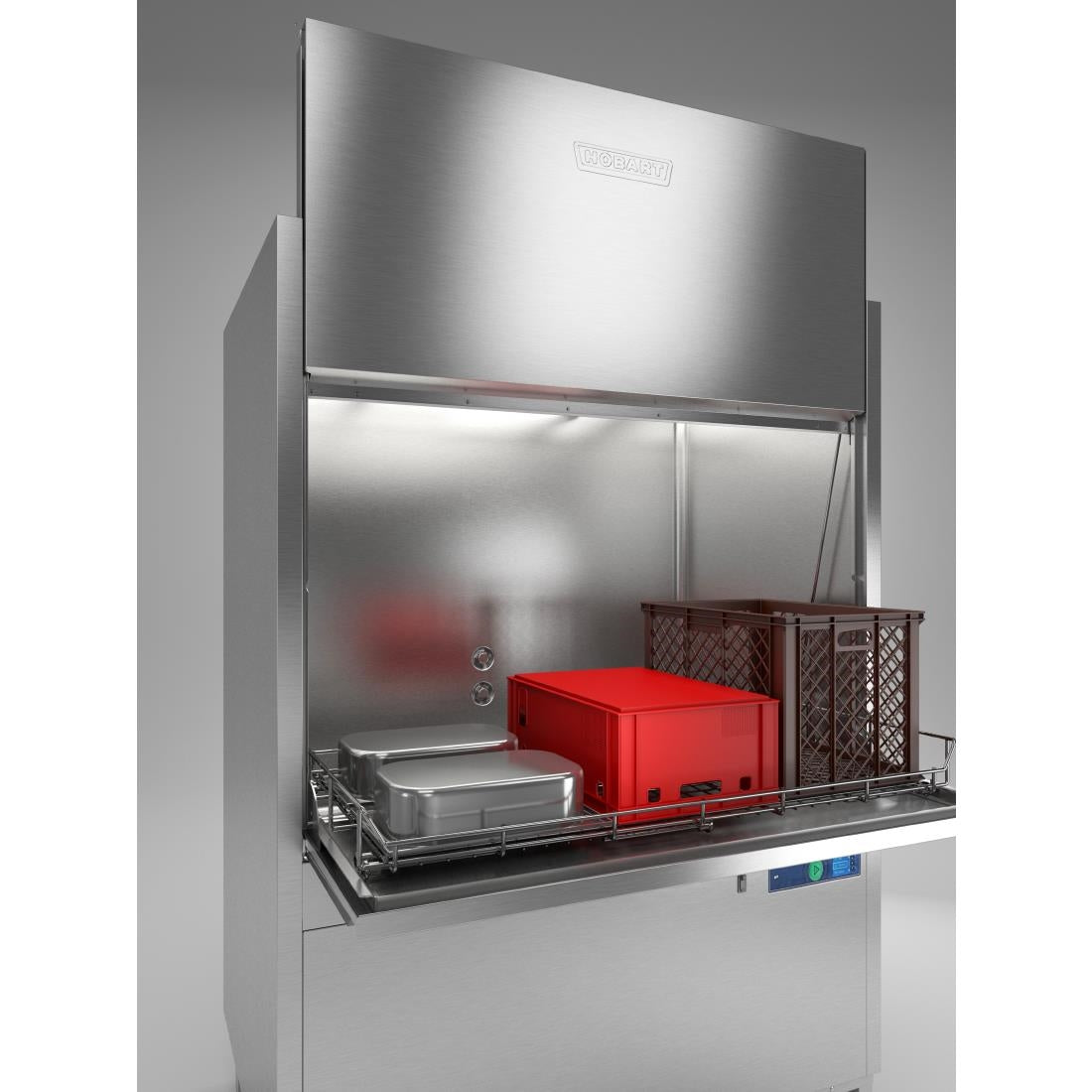Hobart Twin Utensil Washer with Drain and Exhaust Heat Recovery UXTRC-10A