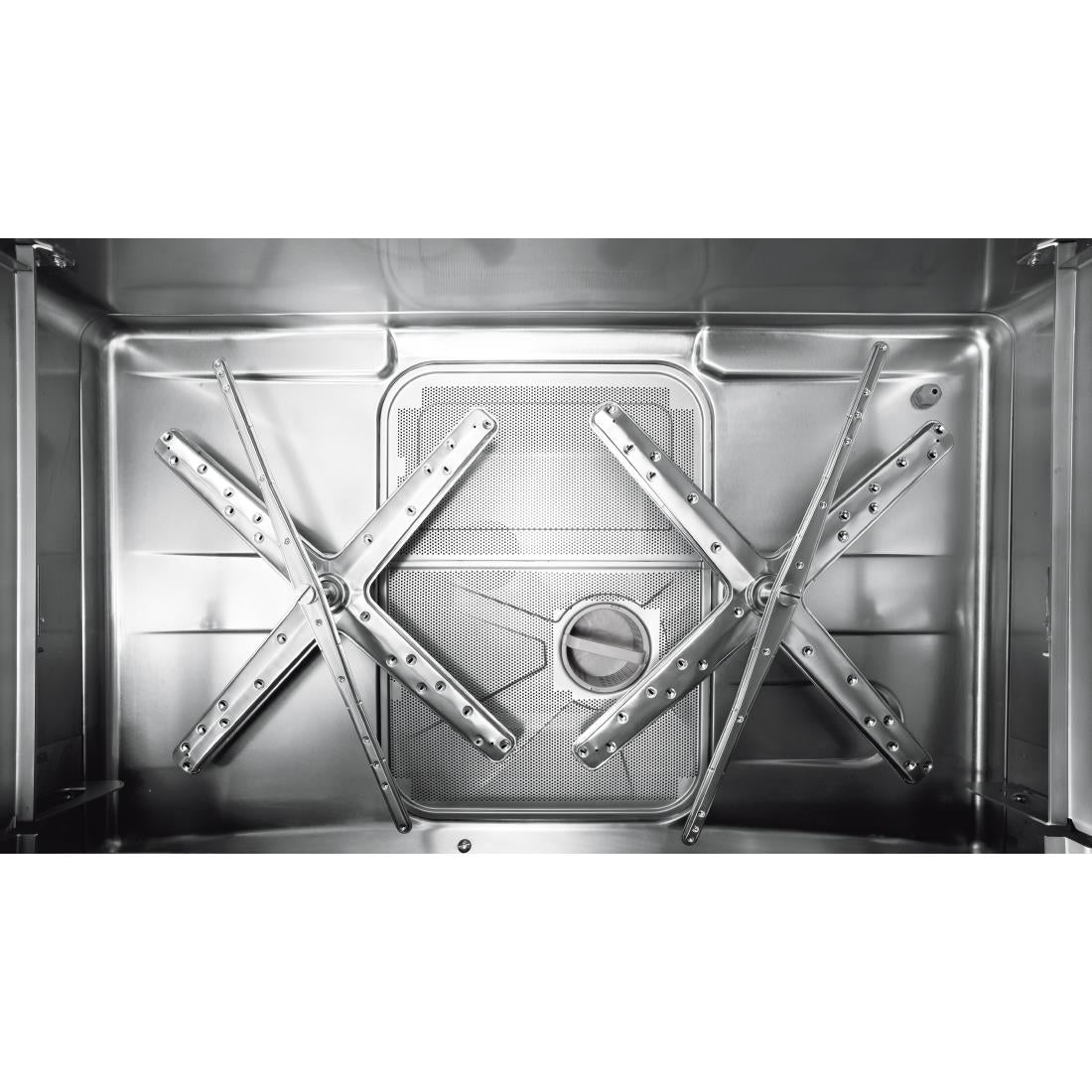 Hobart Twin Utensil Washer with Drain and Exhaust Heat Recovery UXTRC-10A