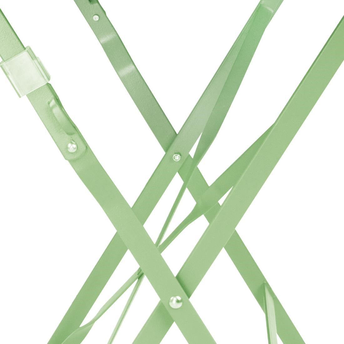 Bolero Perth Light Green Pavement Style Steel Table Round 600mm