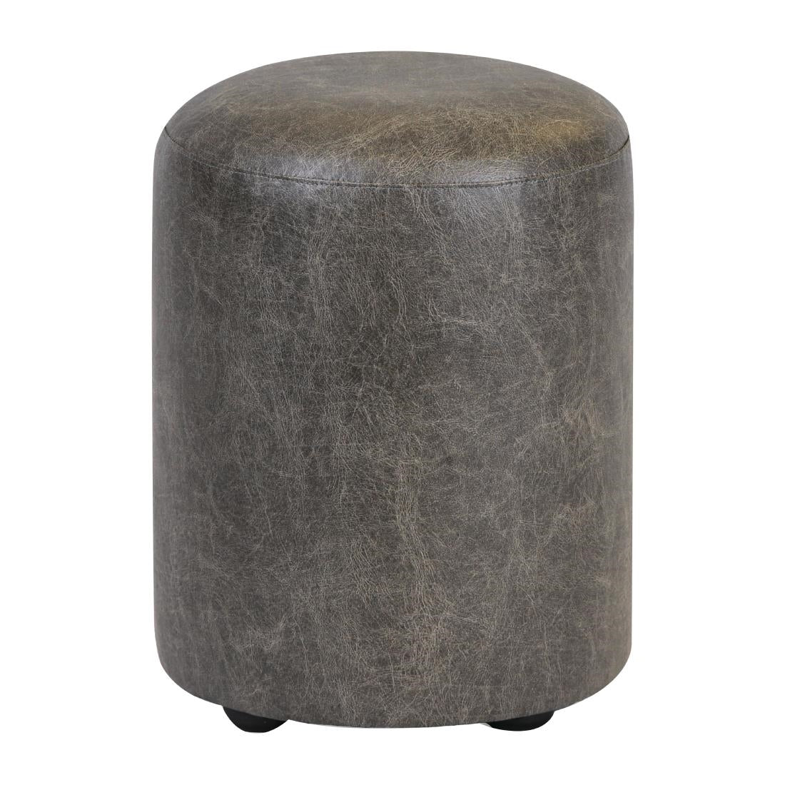 Cylinder Faux Leather Bar Stool Ash (2 Pack)