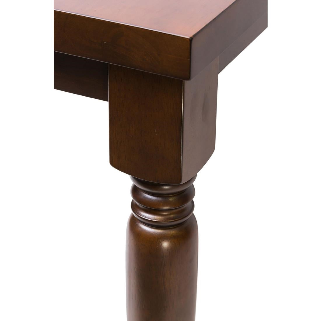 Cotswold Dark Wood Rectangular Dining Table 1200x700mm