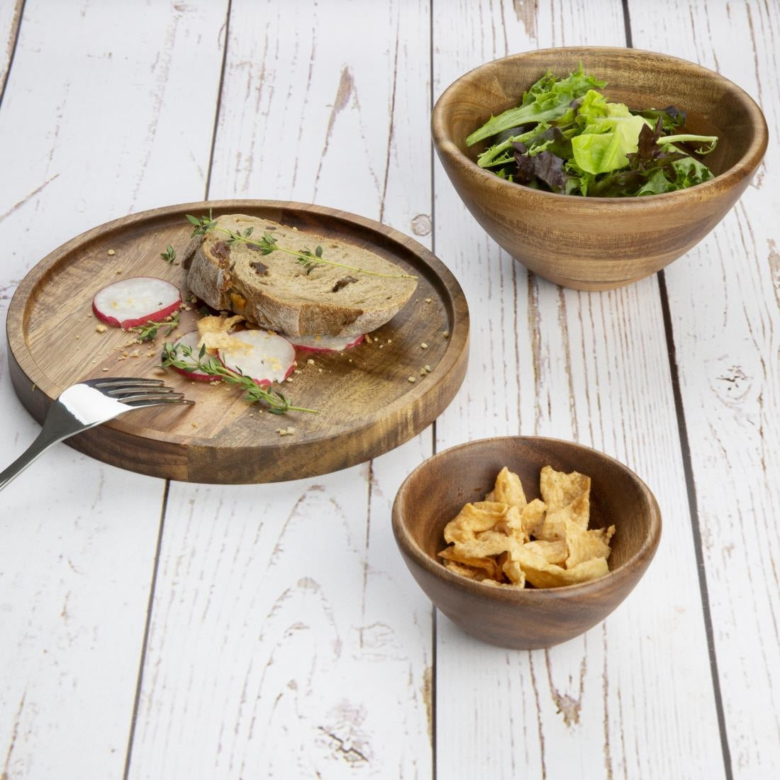 Olympia Acacia Bowl 100mm