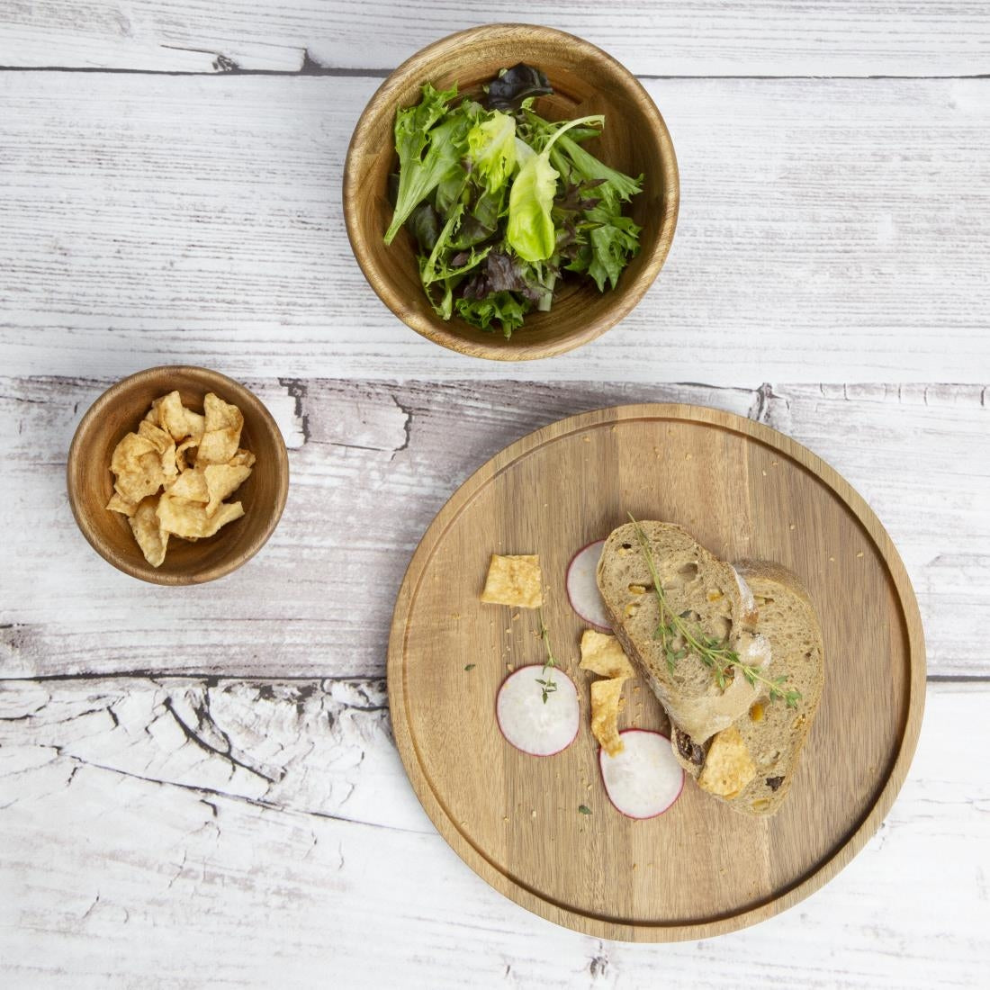 Olympia Acacia Bowl 100mm