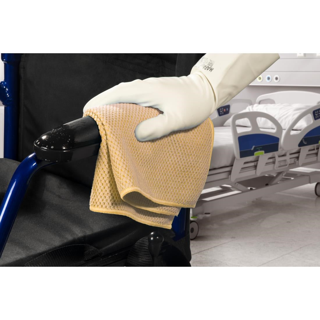 Spontex MF Pro Recycled Microfibre Cloth Yellow (5 Pack)