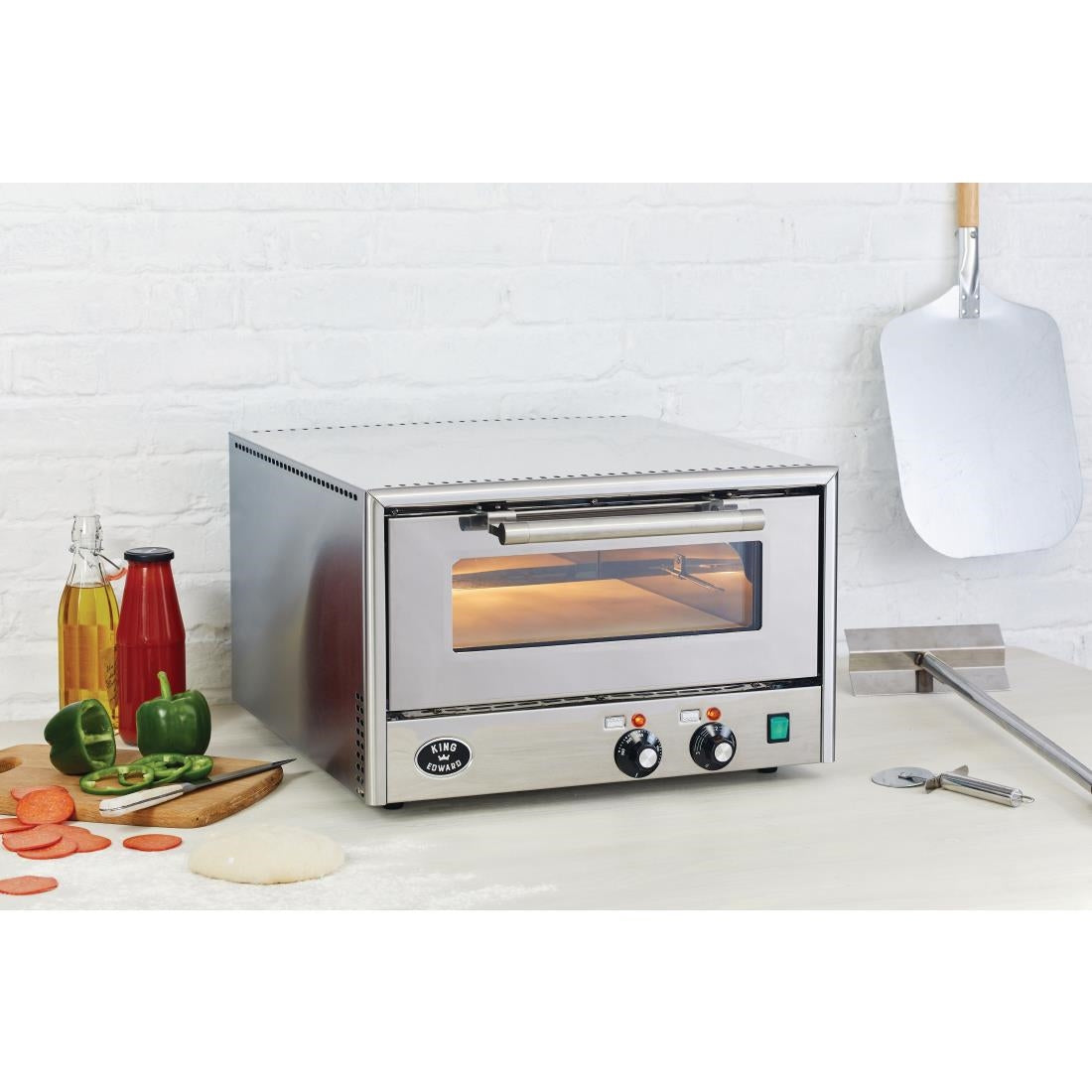 King Edward Colore Pizza Oven Stainless Steel
