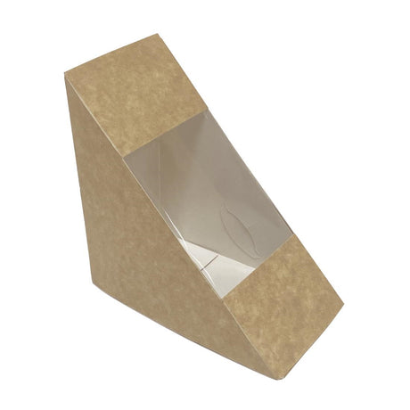 Fiesta Recyclable Deep Sandwich Wedge with PET Window 75mm (500 Pack)