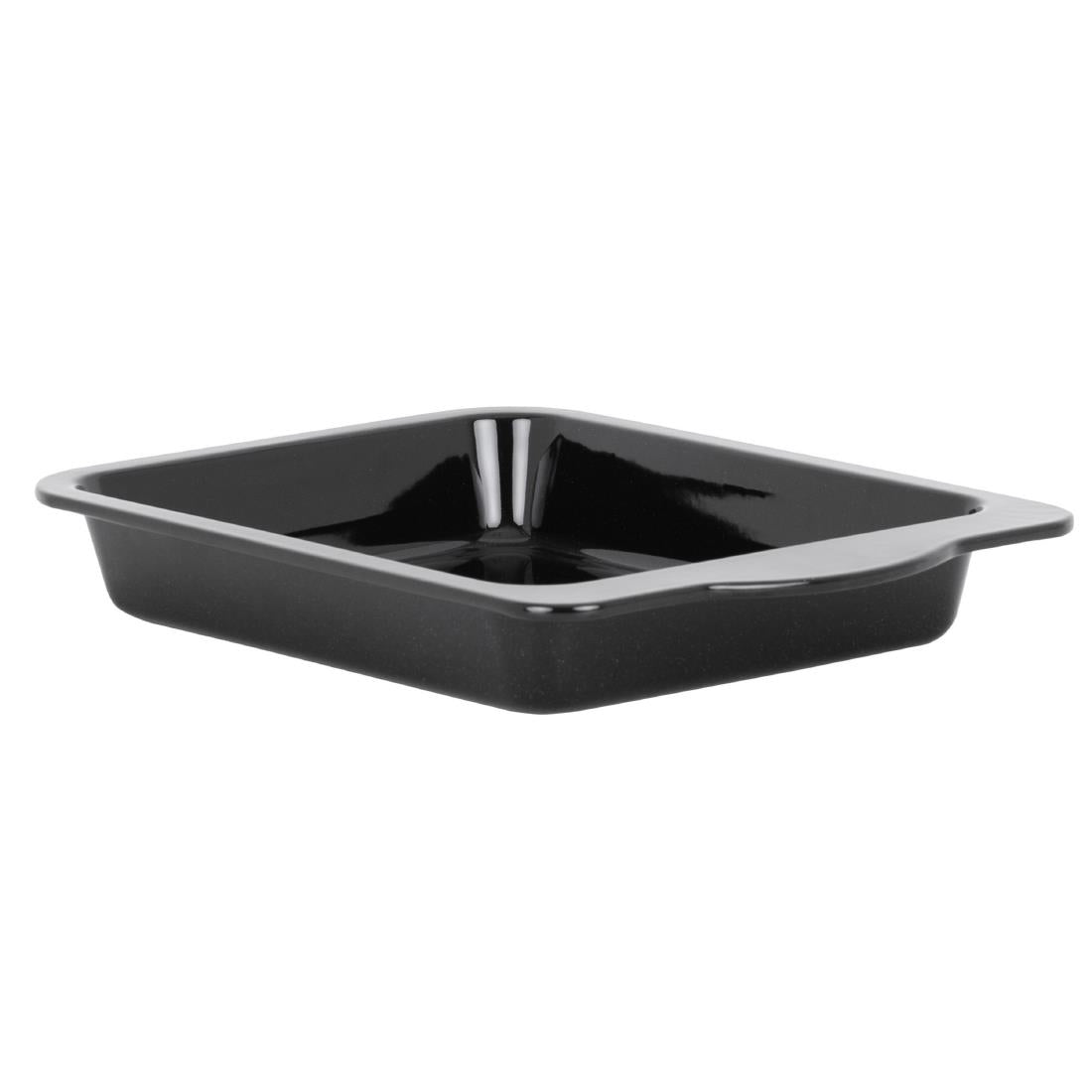 Wham Enamel Handled Roaster Black 260x355mm
