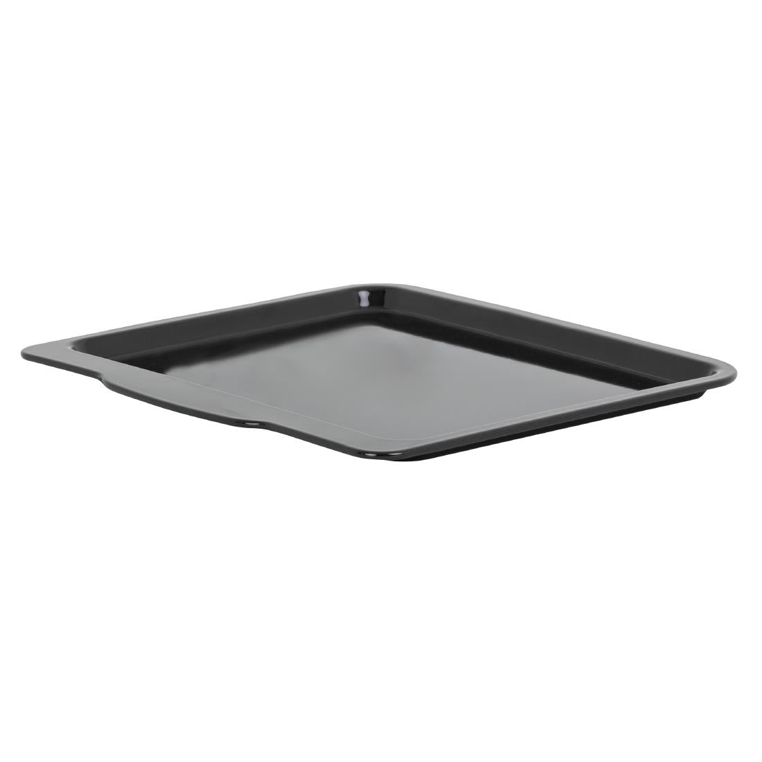 Wham Enamel Handled Oven Tray Black 400x355mm
