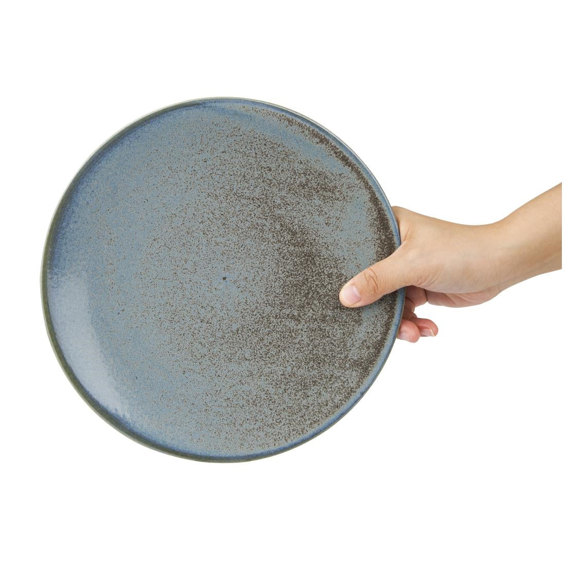 Olympia Ember Coupe Plates Blue 230mm (6 Pack)