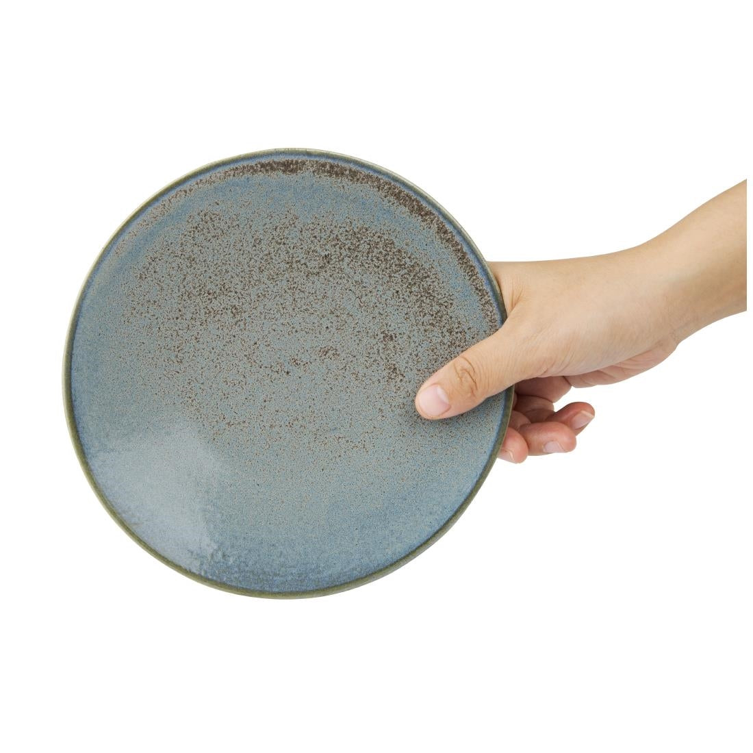 Olympia Ember Blue Coupe Plates 180mm (6 Pack)