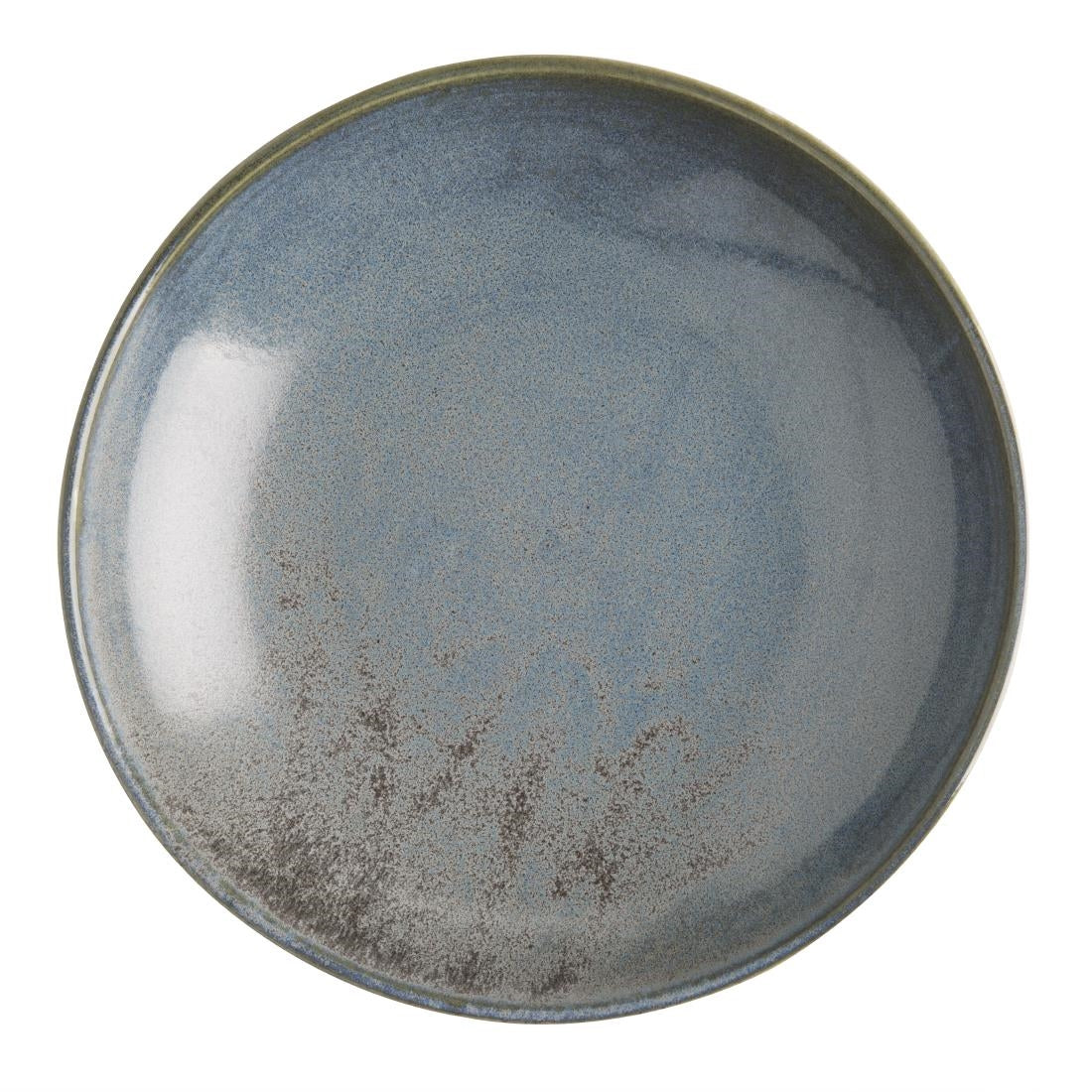 Olympia Ember Low Coupe Bowls Blue 230mm (4 Pack)