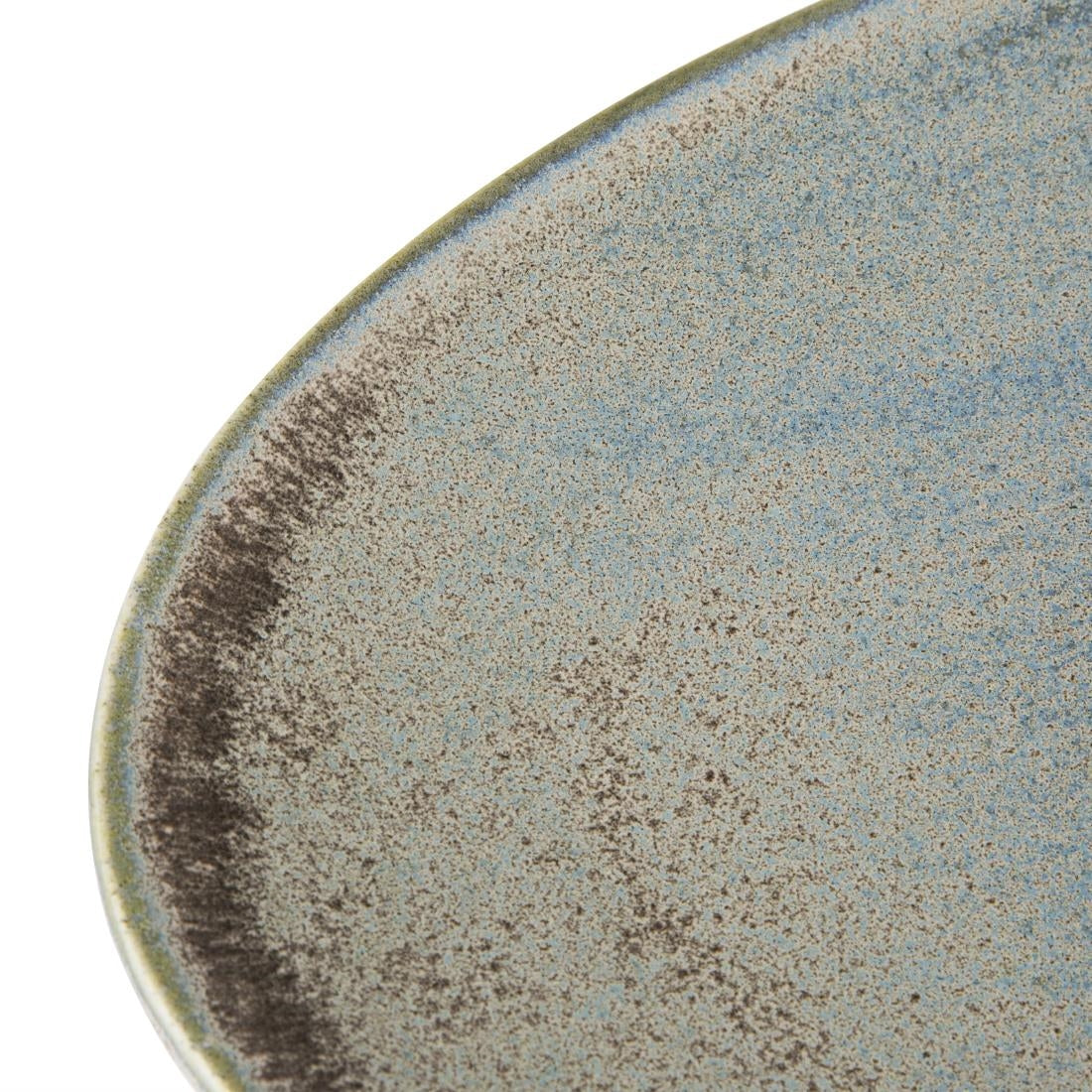 Olympia Ember Triangle Plates Blue 250mm (6 Pack)