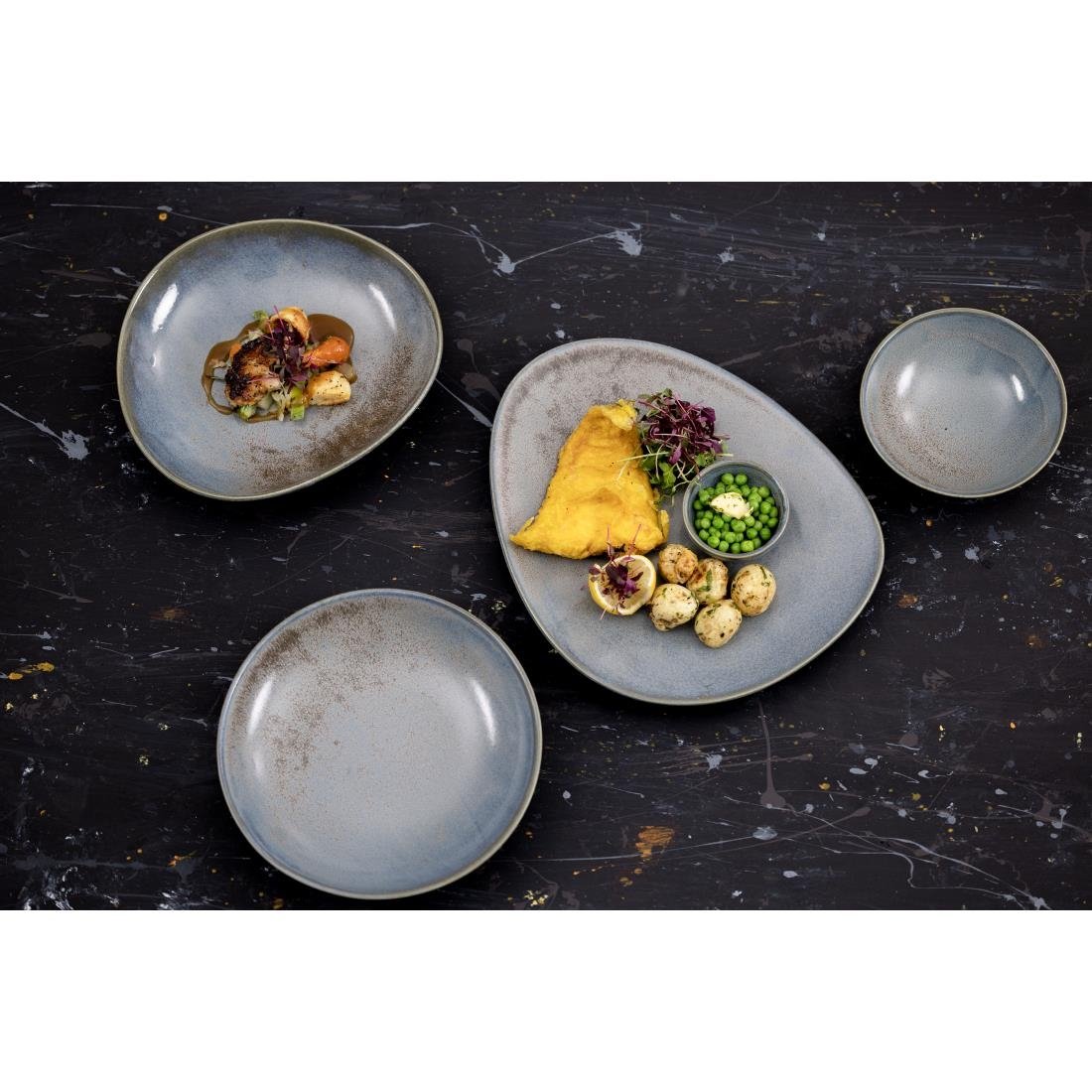 Olympia Ember Dipping Dishes Blue 78mm (8 Pack)